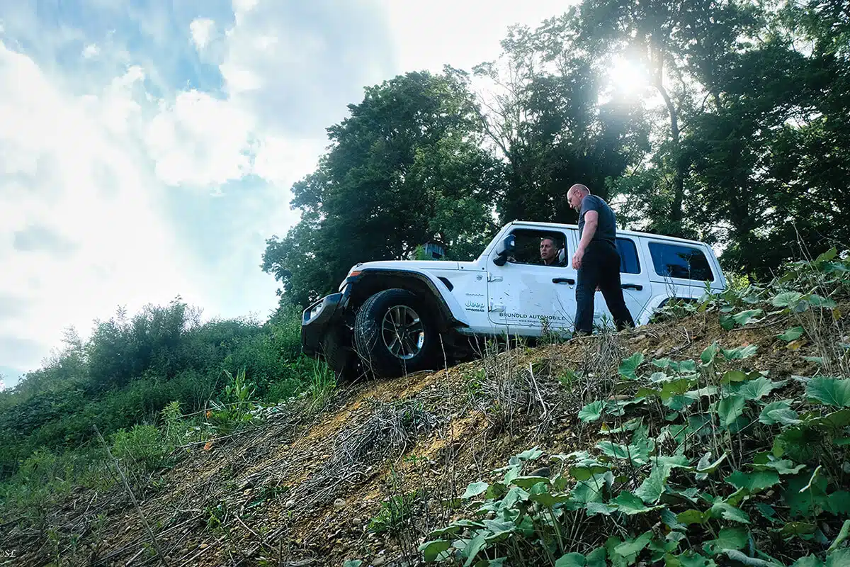 Geländewagen beim individuellen Offroad Einzelcoaching